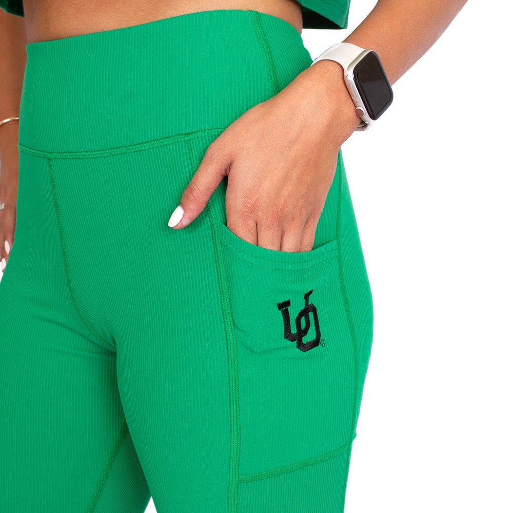 Interlocking UO, Zoozatz, Green, Leggings/Tights, Nylon, Women, Pocket, 796969